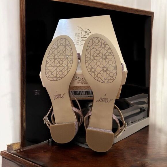 Jewel Badgley Mischka Women's Danni II Low Heeled Size 7 Rose Gold - Picture 5 of 6